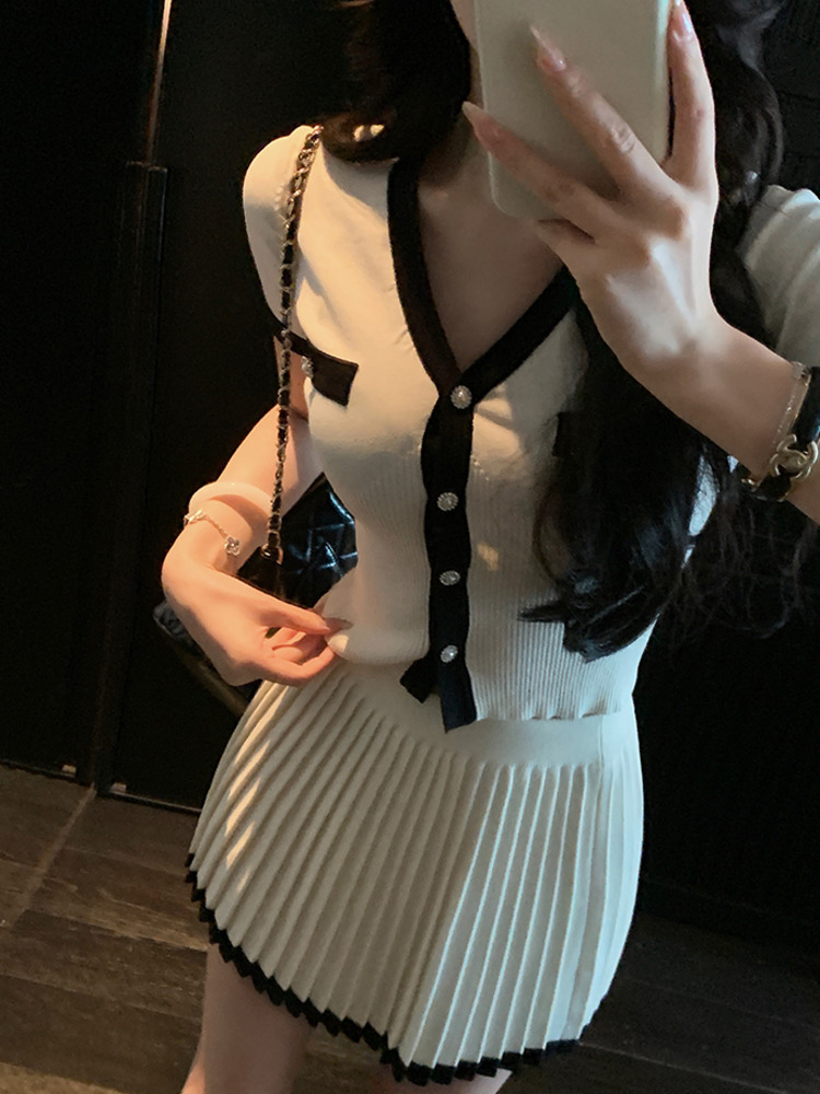 French Small Fragrance Knitted - Crop Top Crochet recensione e prezzo