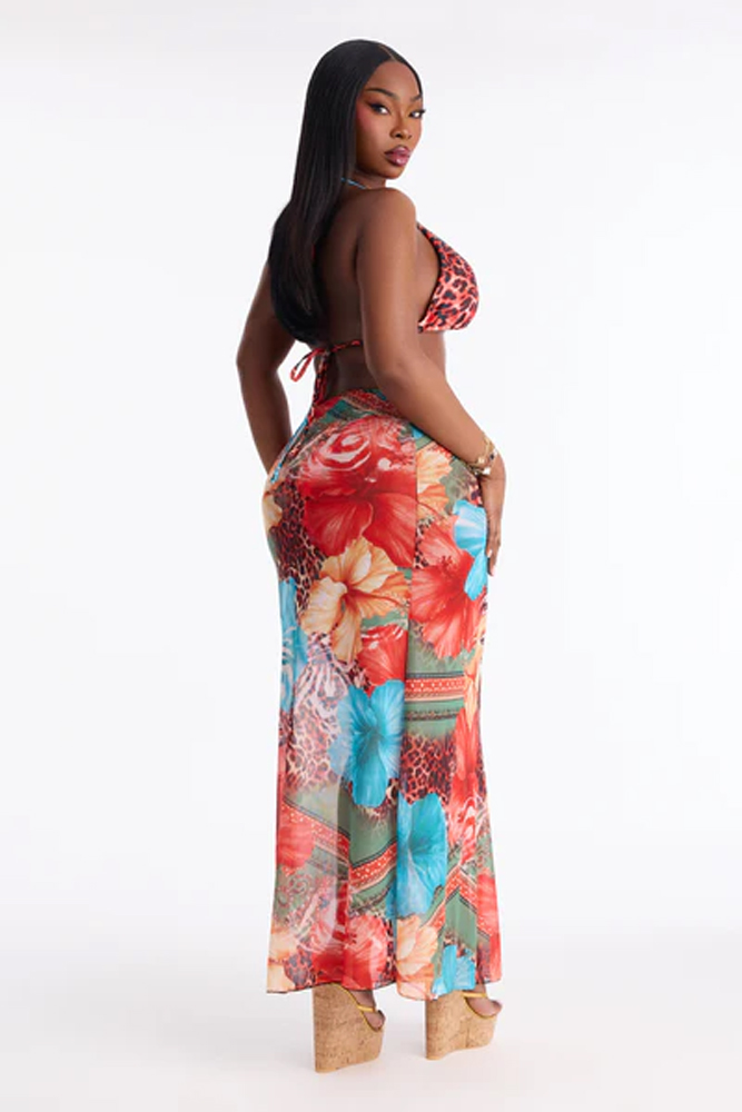 Women Plus Size Summer Boho Fl - Maxi Dress Halter recensione e prezzo