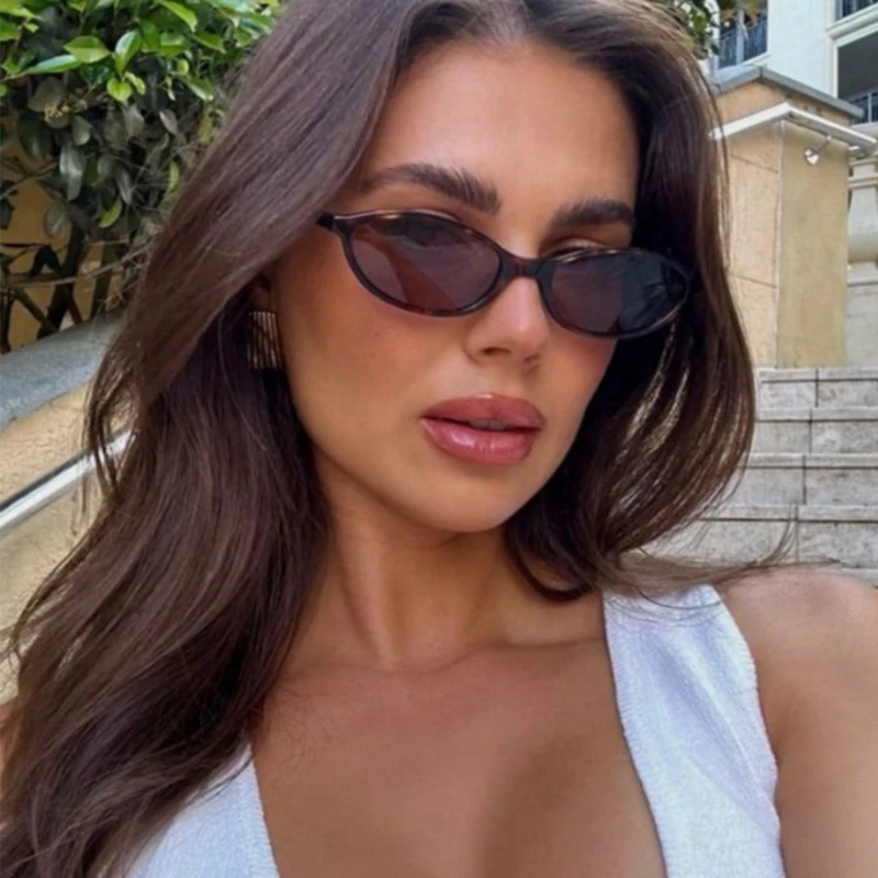 Retro Oval Frame Sunglasses Fa - Sunglasses Cat Eye recensione e prezzo