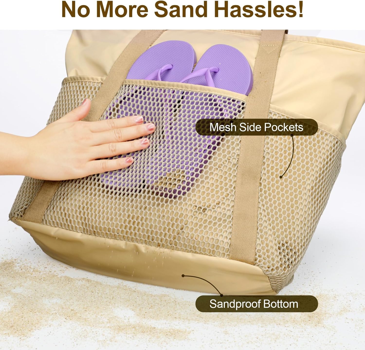 Waterproof Beach Bags for Wome - Tote Bag Beach recensione e prezzo