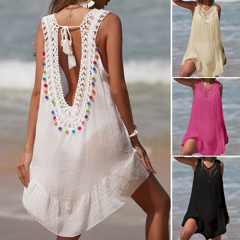 Women V-Neck Backless Hollow O - Cover Up Kaftan recensione e prezzo
