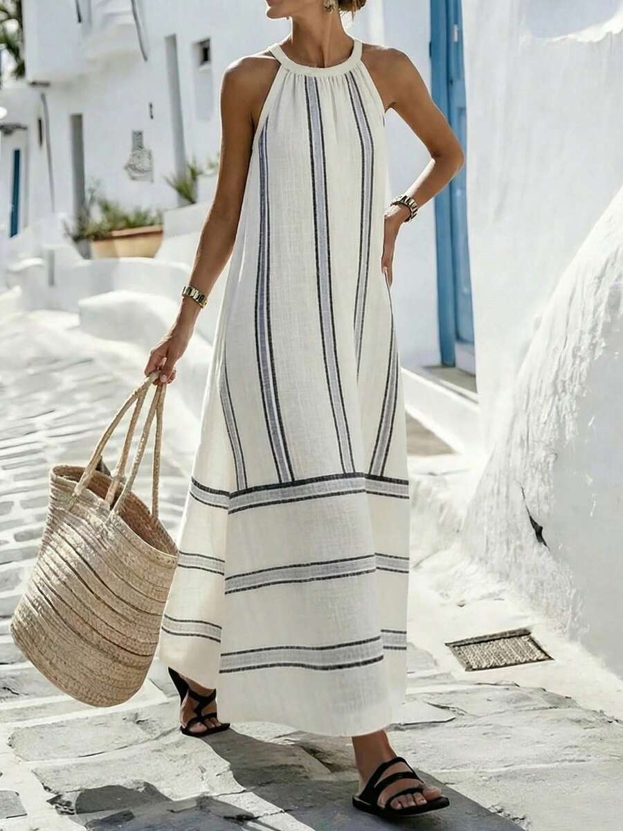 Women Sleeveless Halter Maxi D - Maxi Dress Halter recensione e prezzo