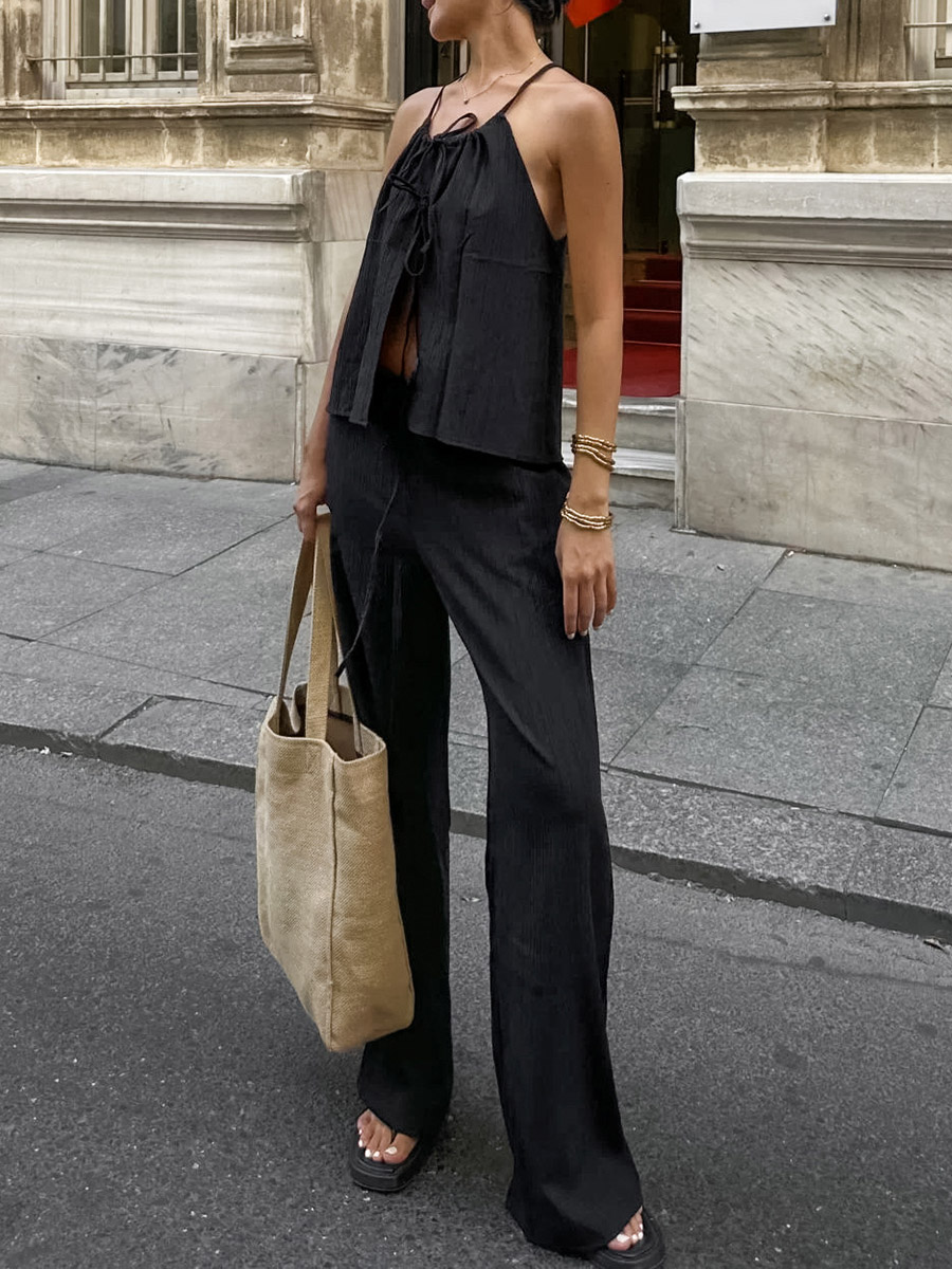2026 Women Two Piece Set Women - Linen Pant Wide recensione e prezzo