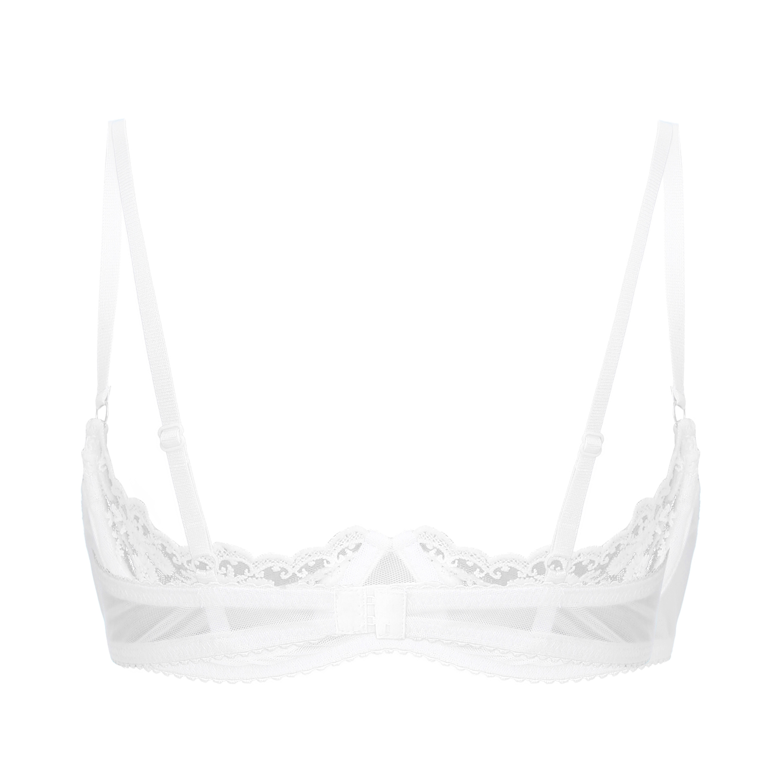 Women's Floral Lace Quarter Cu - Bralette Triangle Set recensione e prezzo