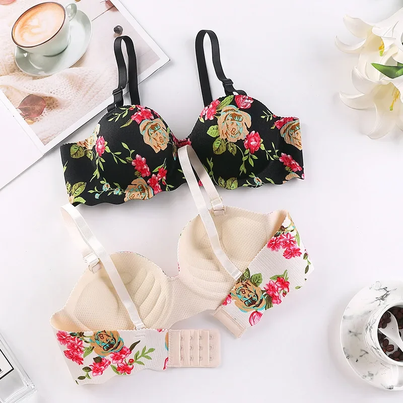 Women Sexy Floral Printed Bras - Bralette Triangle Set recensione e prezzo