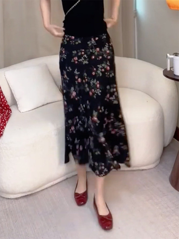 Summer New High Waist Floral P - Midi Skirt Floral recensione e prezzo