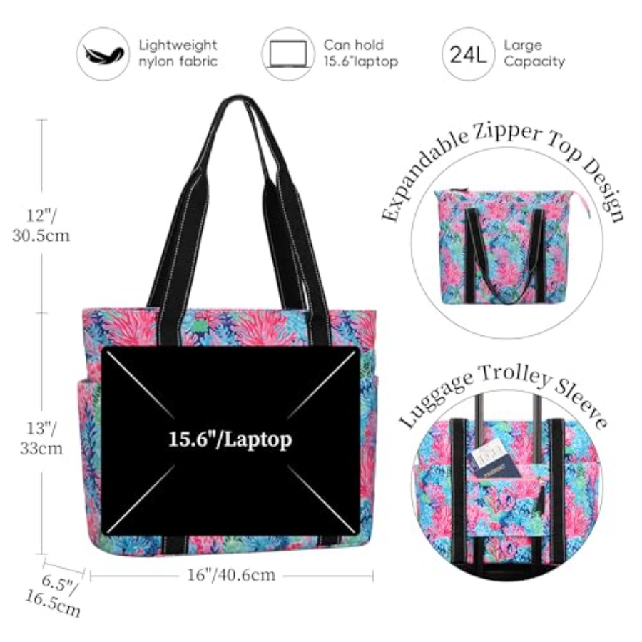 Tote Bag for Women with Laptop - Tote Bag Beach recensione e prezzo
