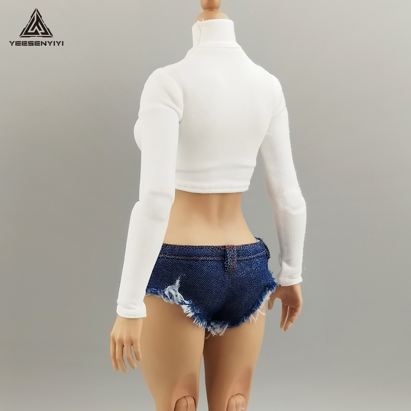 1/6 Scale Distressed Denim Min - Shorts Denim Frayed recensione e prezzo
