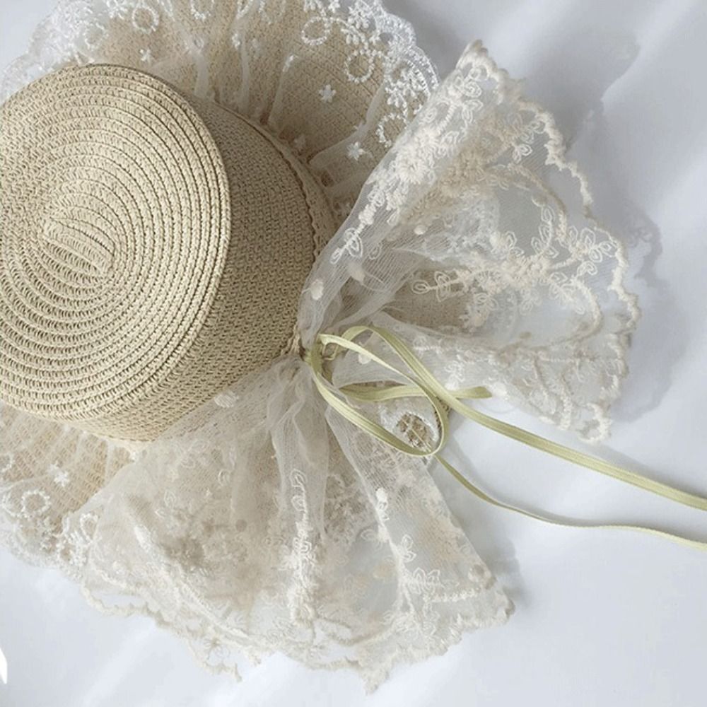 Floppy Lace Bow Sun Hat Breath - Hat Floppy Wide recensione e prezzo