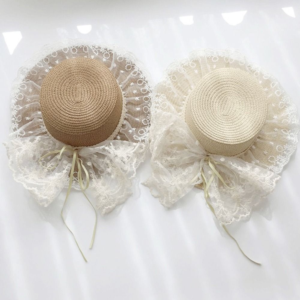 Floppy Lace Bow Sun Hat Breath - Hat Floppy Wide recensione e prezzo