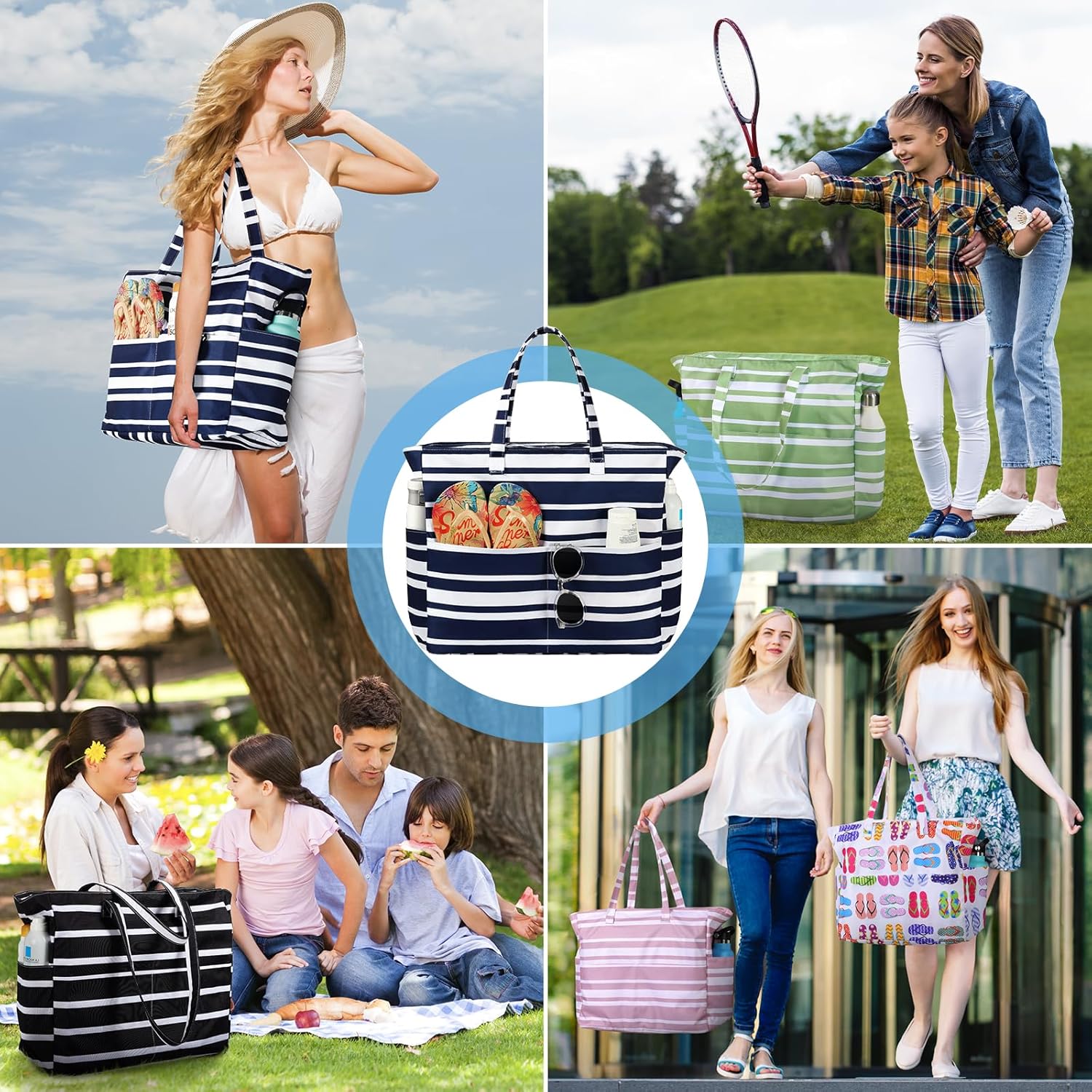 Waterproof Sandproof Beach Tot - Tote Bag Beach recensione e prezzo