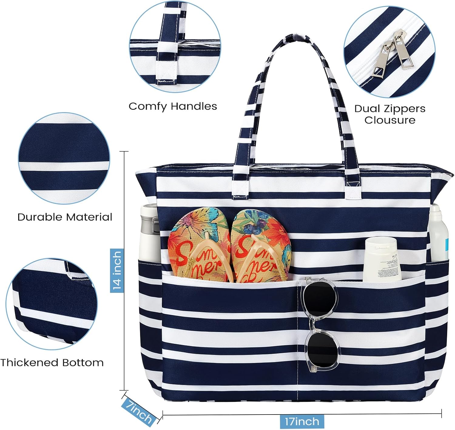 Waterproof Sandproof Beach Tot - Tote Bag Beach recensione e prezzo