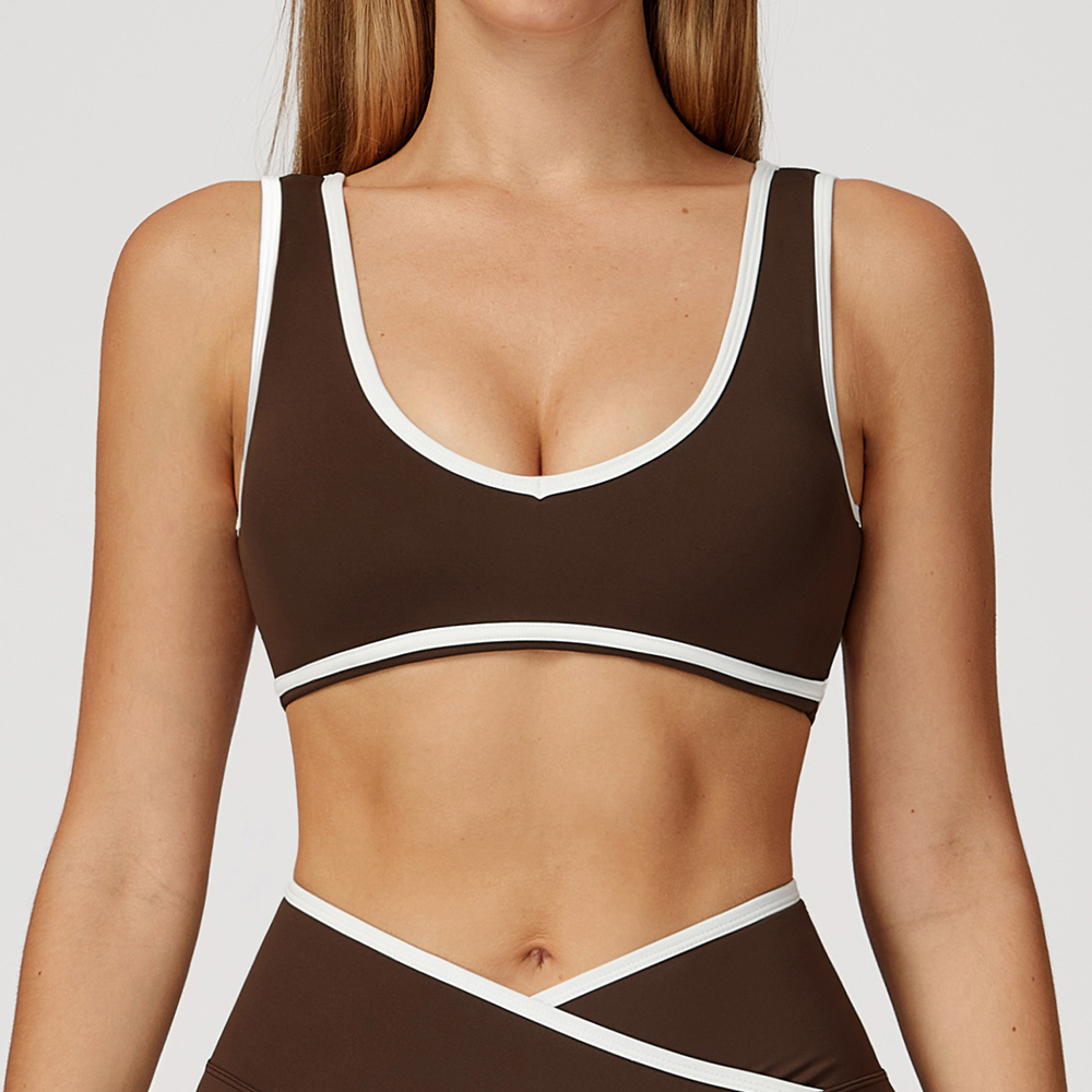 V-Neck Sports Bra Women Top Pu - Crop Top Crochet recensione e prezzo