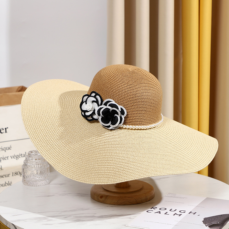 Two Tones Wide Brim Summer Hat - Hat Floppy Wide recensione e prezzo