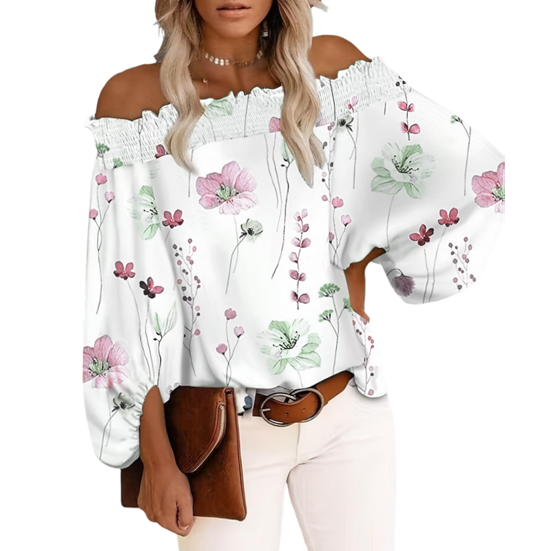 Plus Size New Women's Casual F - Blouse Off Shoulder recensione e prezzo