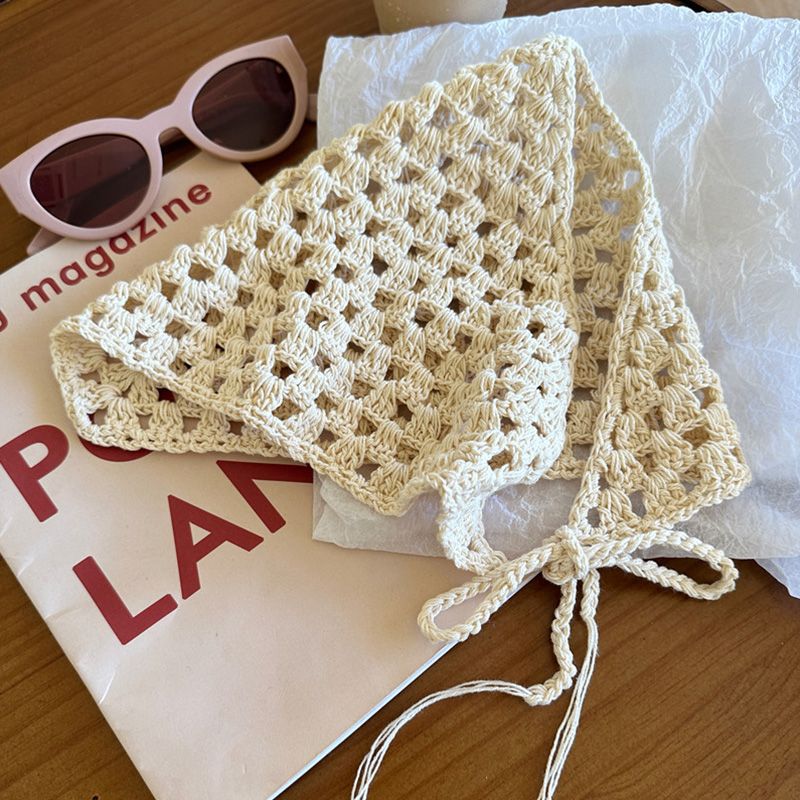 Crochet Triangle Hair Scarf Ho - Headband Summer Knit recensione e prezzo