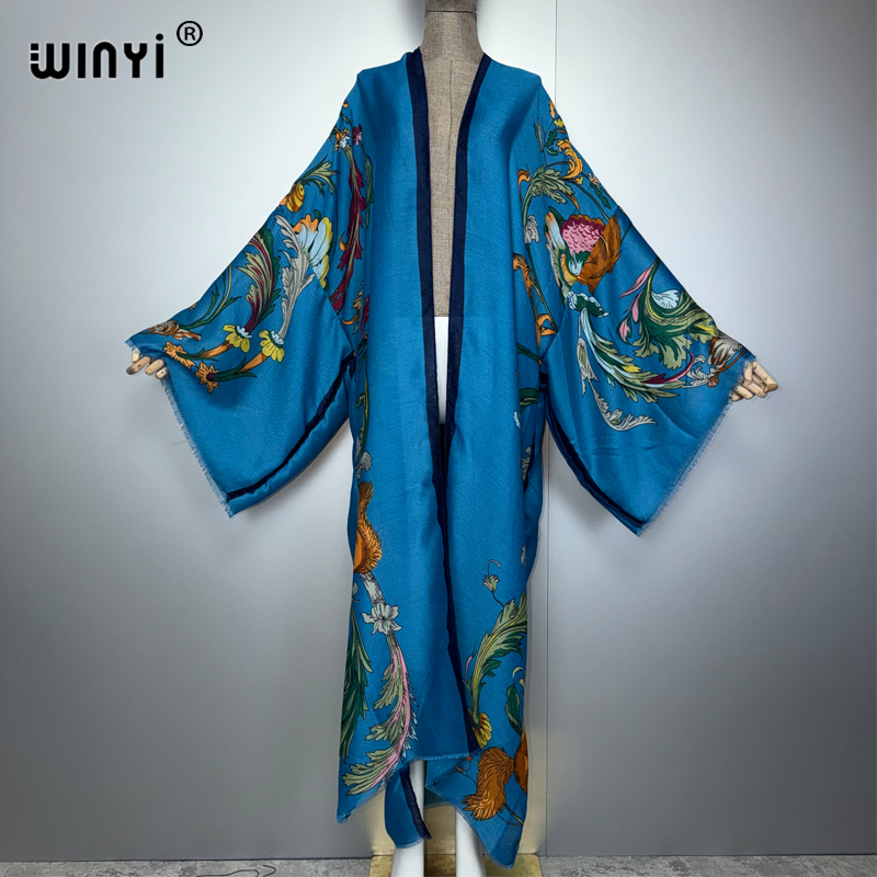 WINYI Africa boho kimono maxi  - Cover Up Kaftan recensione e prezzo