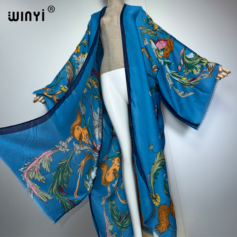 WINYI Africa boho kimono maxi  - Cover Up Kaftan recensione e prezzo