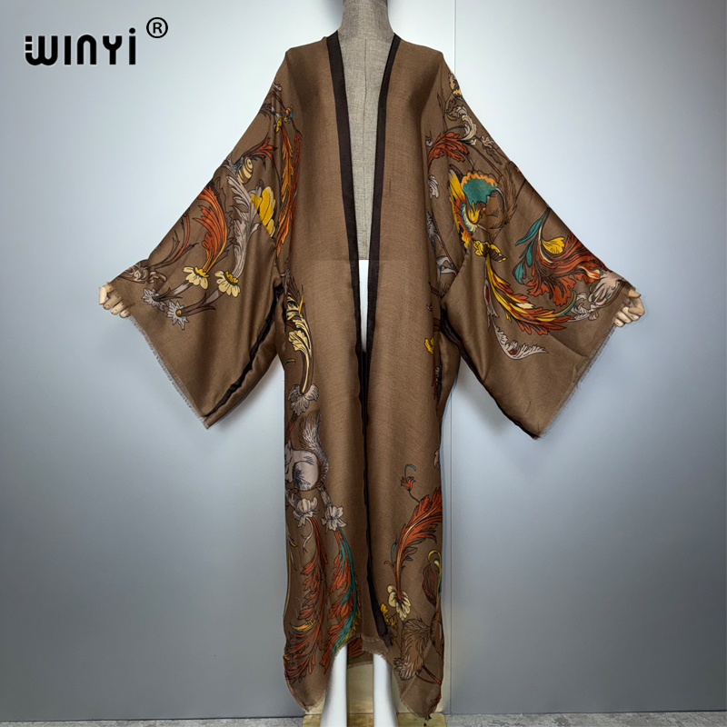 WINYI Africa boho kimono maxi  - Cover Up Kaftan recensione e prezzo