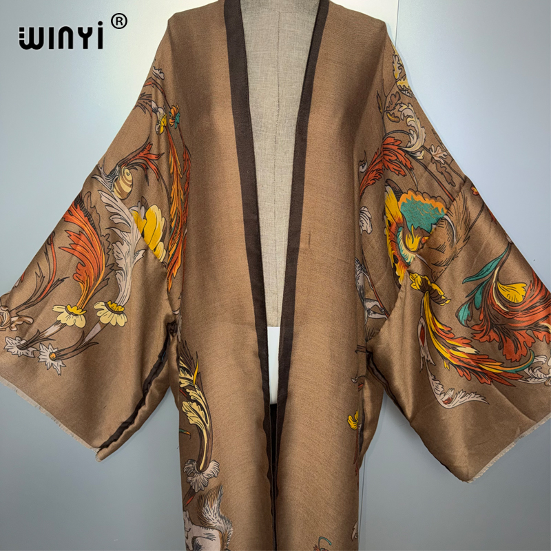 WINYI Africa boho kimono maxi  - Cover Up Kaftan recensione e prezzo