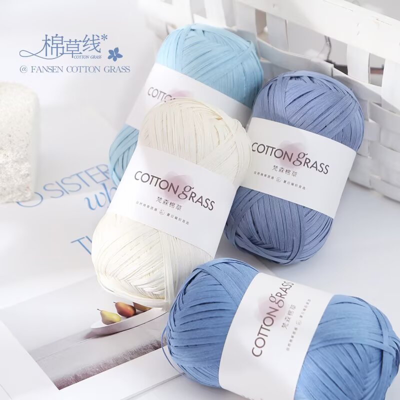 50g Cotton Grass Yarn Raffia S - Crochet Bag Raffia recensione e prezzo