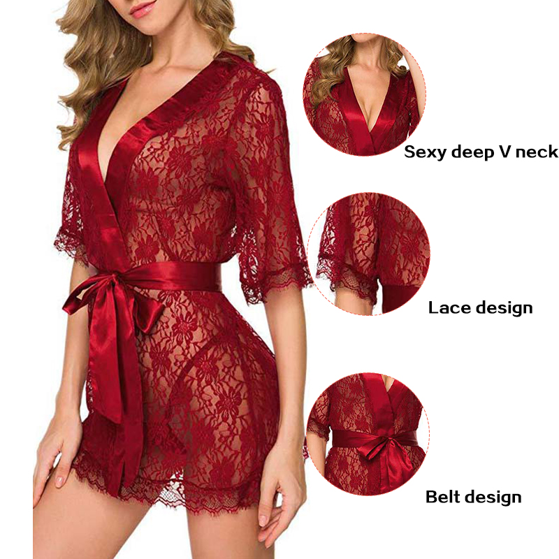 New Hot Sexy Women Floral Lace - Kimono Sheer Floral recensione e prezzo