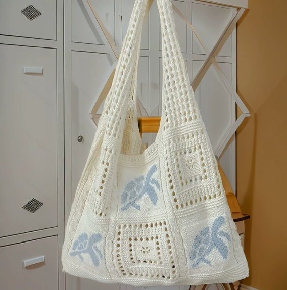 1Pc Sea Turtle Crochet Hollow  - Tote Bag Beach recensione e prezzo