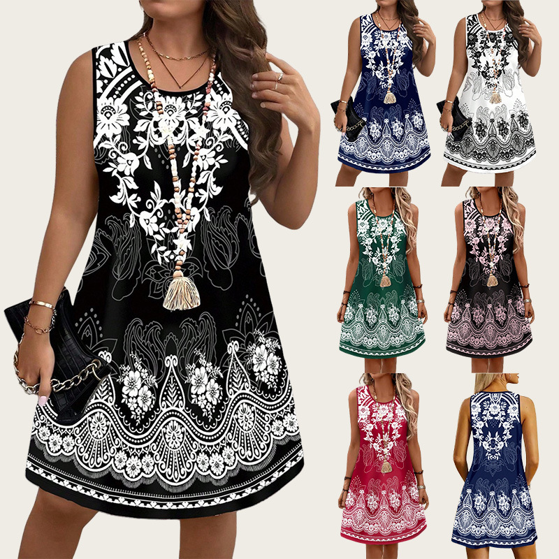 Ethnic Style Vintage Dresses 2 - Romper Floral Print recensione e prezzo