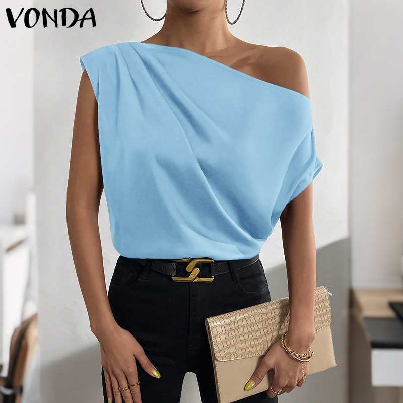 Plus Size 5XL VONDA Women Blou - Blouse Off Shoulder recensione e prezzo