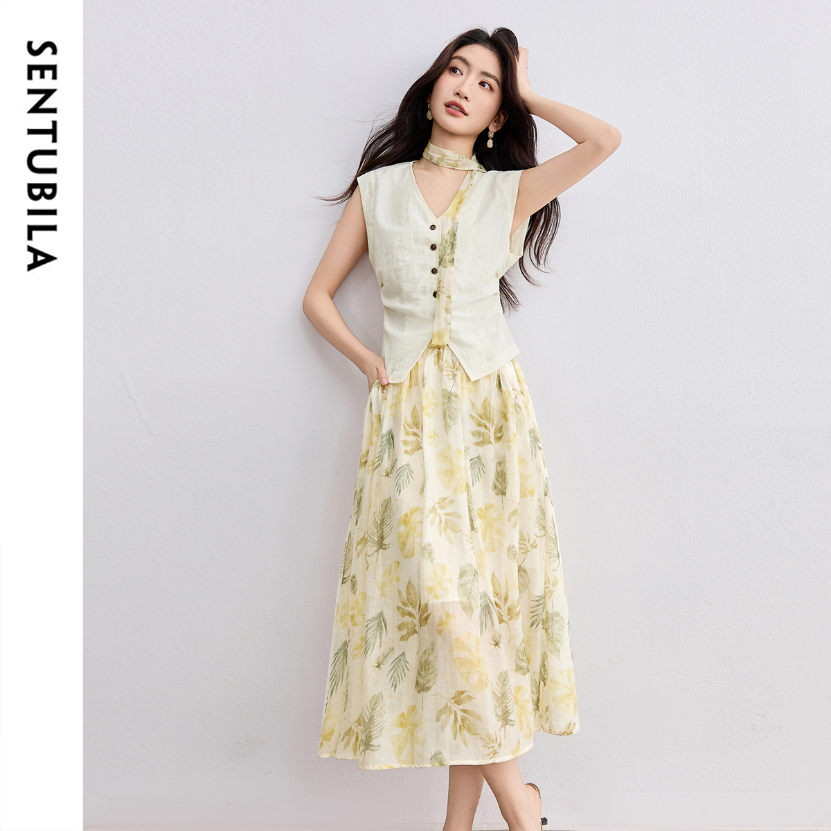 SENTUBILA Elegant Skirt Holida - Midi Skirt Floral recensione e prezzo