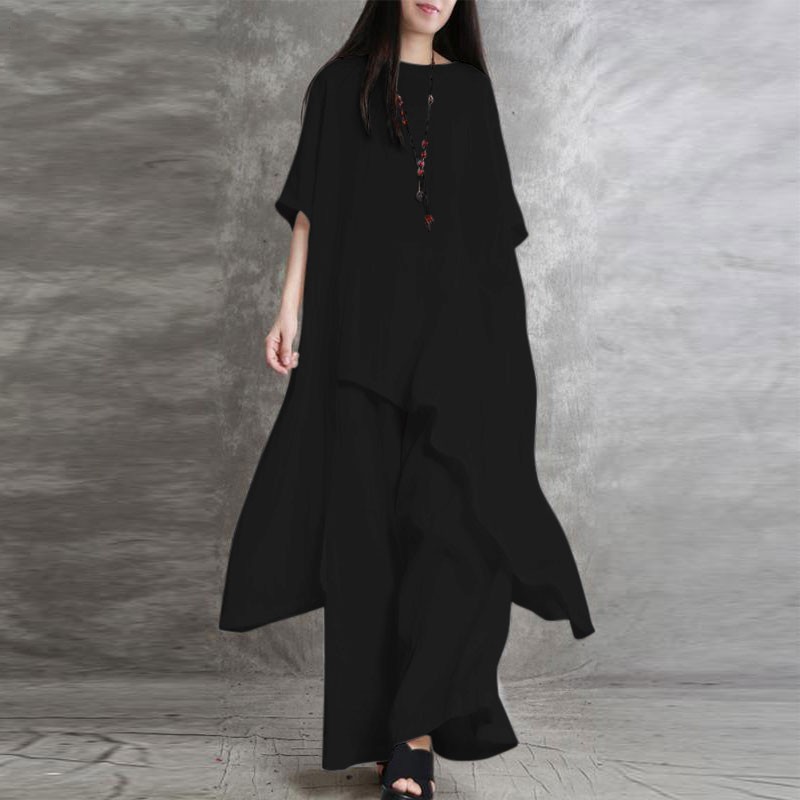 Women's Cotton Linen 2-piece S - Linen Pant Wide recensione e prezzo