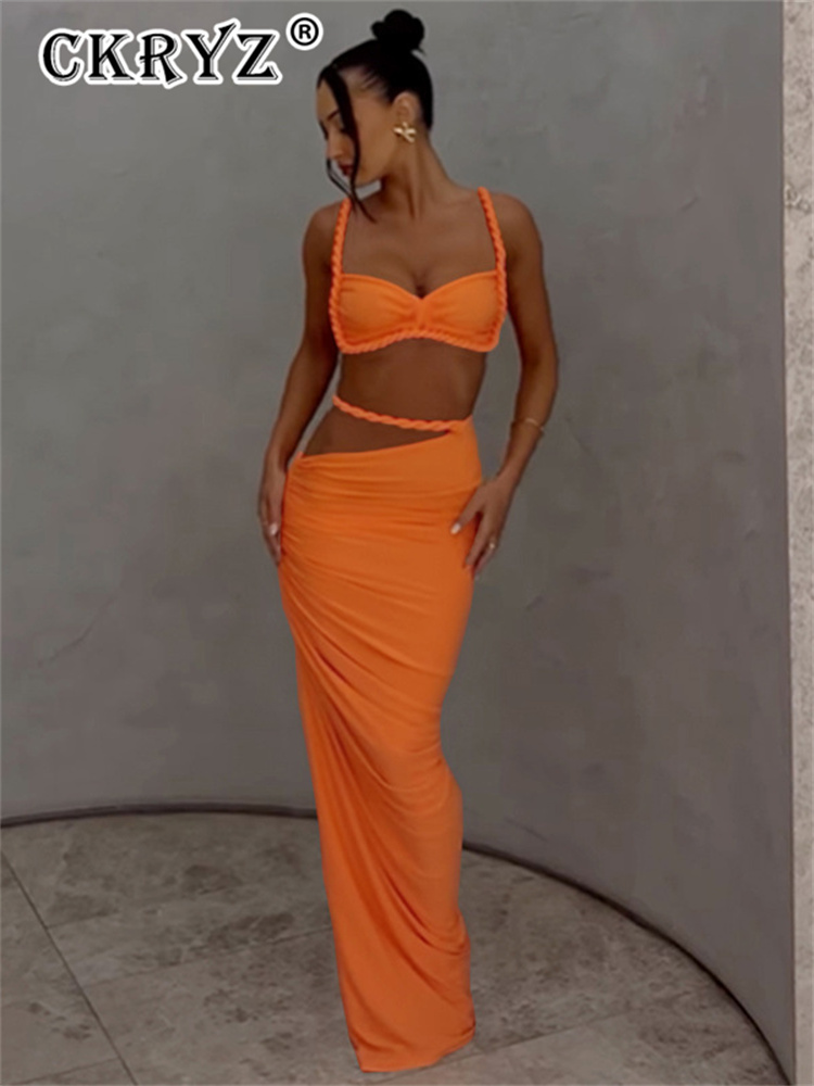 Ladies Summer Party 2 Piece Sk - Crop Top Crochet recensione e prezzo