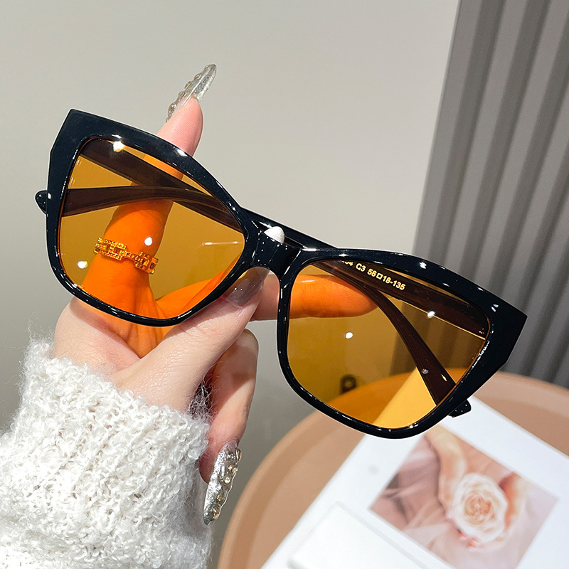 Women Color Block Cat Eye Eyeg - Sunglasses Cat Eye recensione e prezzo