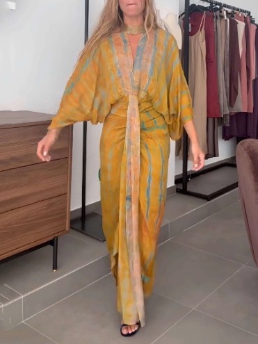 Summer Dress Women's Linen V N - Linen Dress Wrap recensione e prezzo