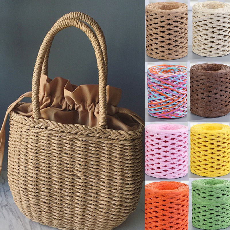 200m Natural Raffia Straw Yarn - Crochet Bag Raffia recensione e prezzo