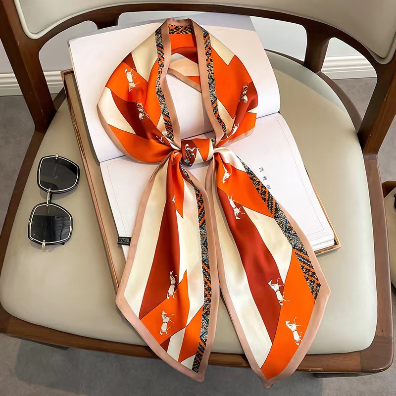 Luxury Design Long Silk Scarf  - Headband Summer Knit recensione e prezzo