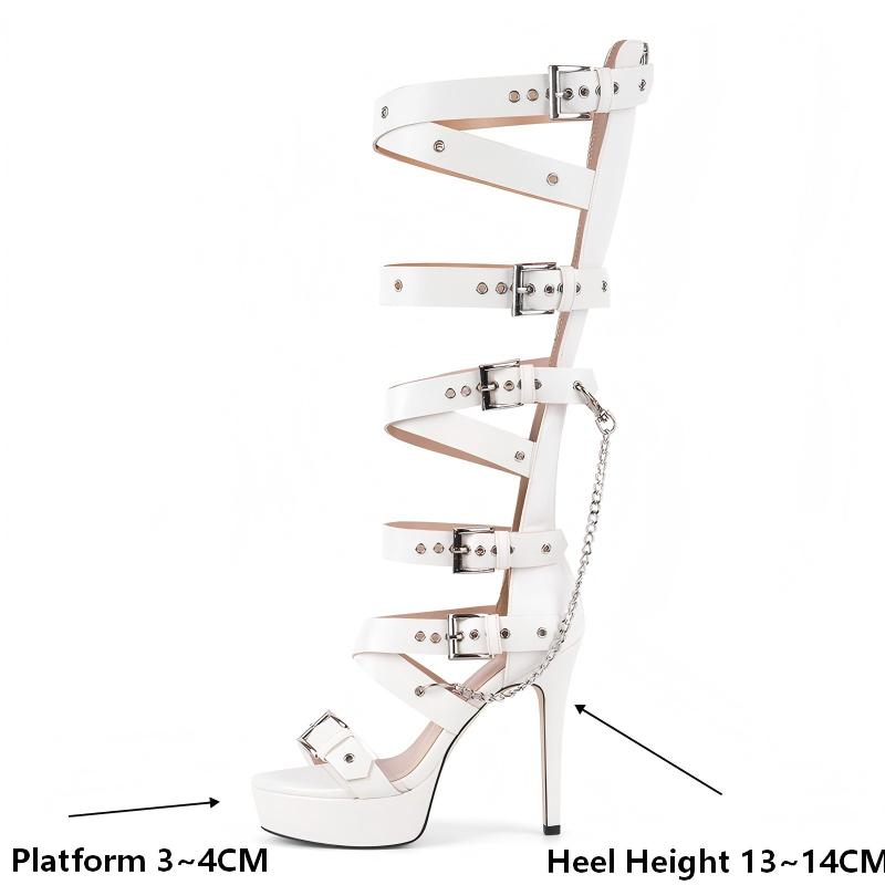Onlymaker Platform Knee High E - Sandal Strappy Heeled recensione e prezzo