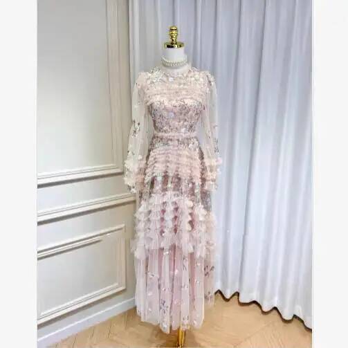 Summer Autumn Fashion Flower E - Linen Dress Wrap recensione e prezzo