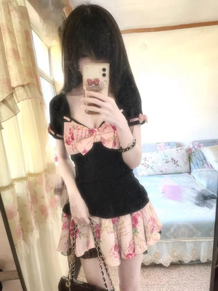 Women's Sweet Floral Print Two - Romper Floral Print recensione e prezzo