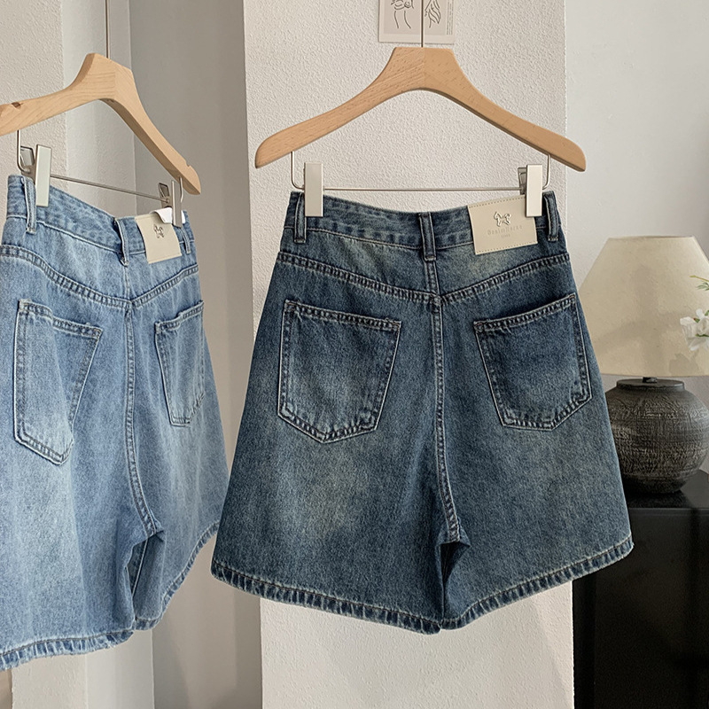 Denim Short Pant Women Jeans V - Shorts Denim Frayed recensione e prezzo