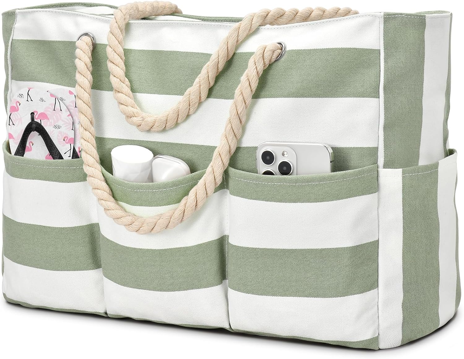 Canvas Large Beach Tote Bag fo - Tote Bag Beach recensione e prezzo