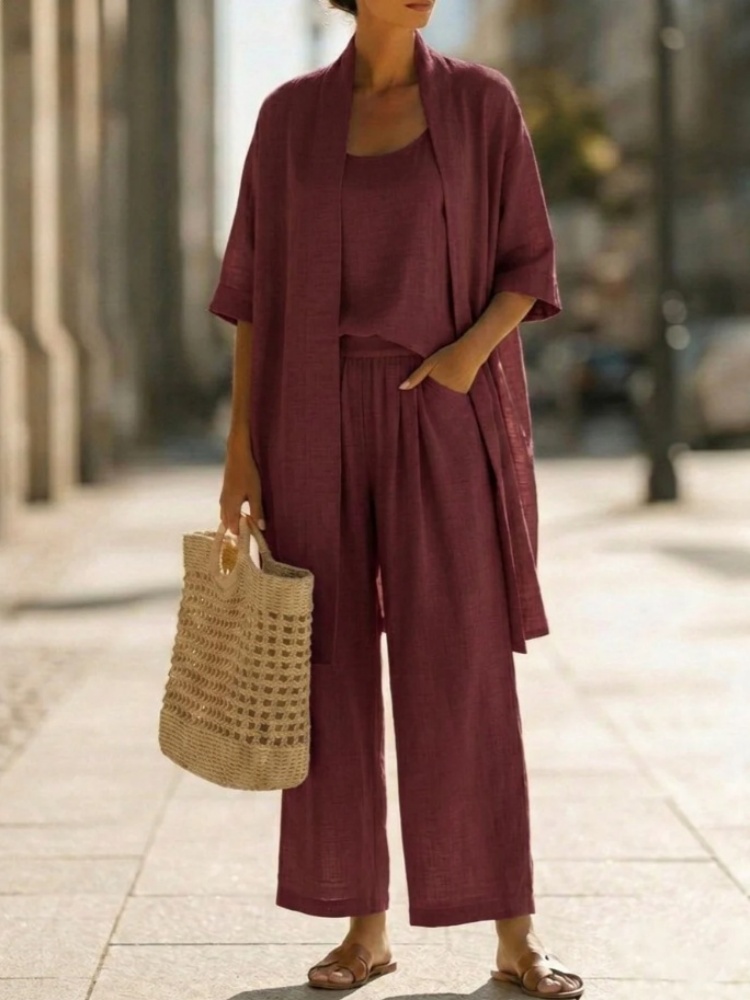 Casual Solid Cotton Linen Loos - Linen Pant Wide recensione e prezzo