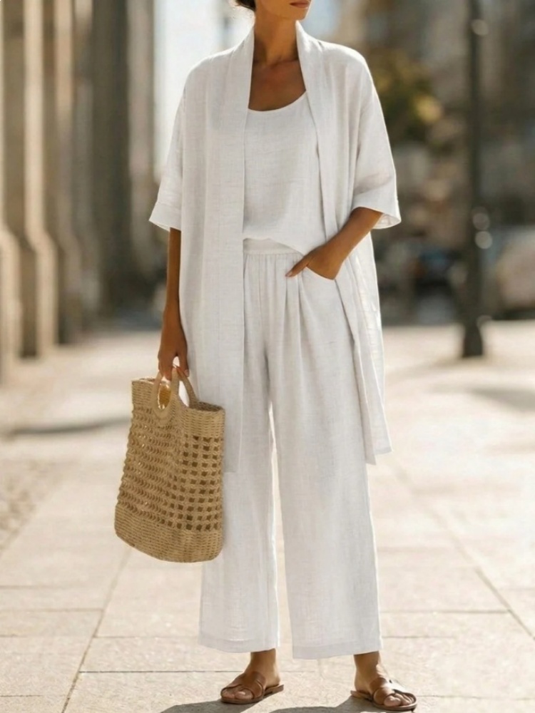 Casual Solid Cotton Linen Loos - Linen Pant Wide recensione e prezzo