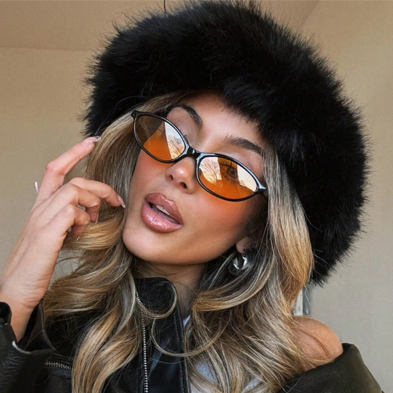 Retro Oval Frame Sunglasses Fa - Sunglasses Cat Eye recensione e prezzo