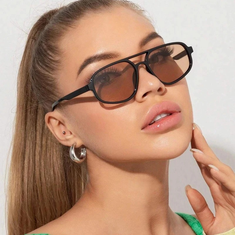 New Retro Double Bridge Sungla - Sunglasses Cat Eye recensione e prezzo