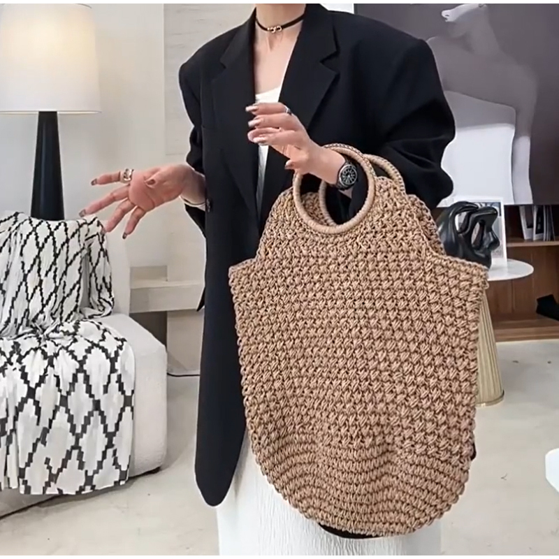 Popular Russian Woven Clutch H - Crochet Bag Raffia recensione e prezzo