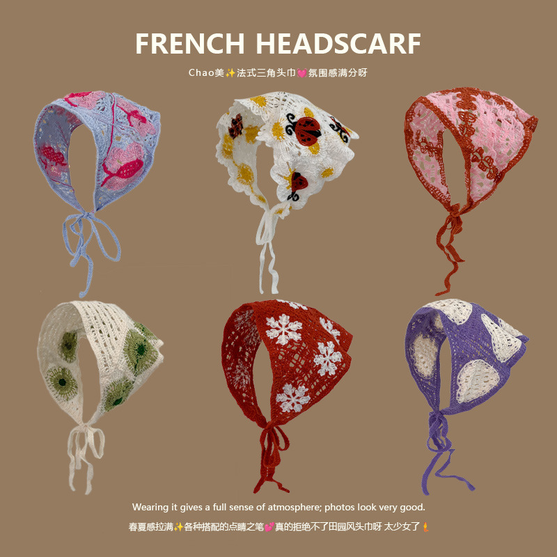 Knit Triangle Headband French  - Headband Summer Knit recensione e prezzo