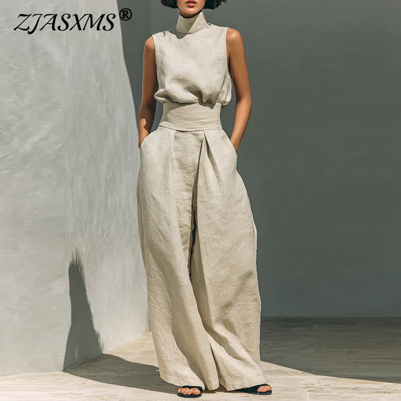 Vintage Solid Cotton Linen Sui - Linen Pant Wide recensione e prezzo