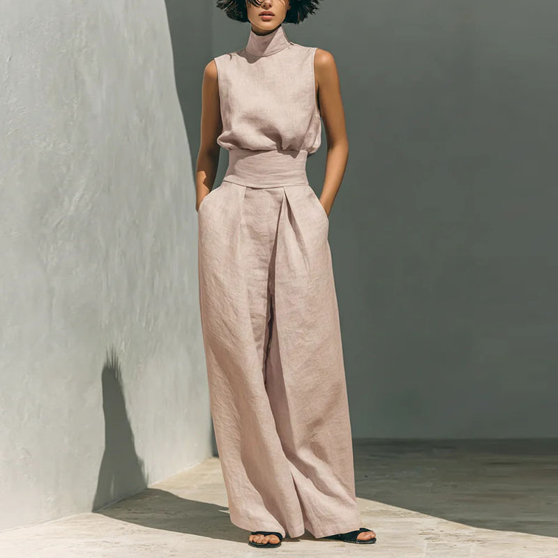 Vintage Solid Cotton Linen Sui - Linen Pant Wide recensione e prezzo