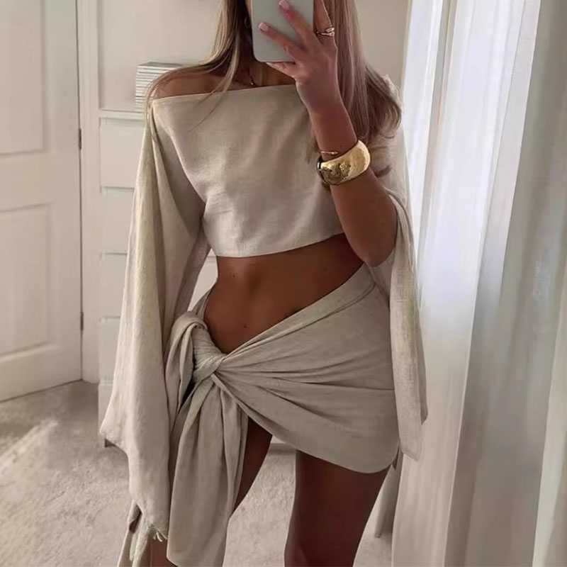 Women Two Pieces Sets Summer C - Crop Top Crochet recensione e prezzo